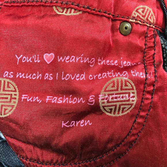 Fortune Jeans Dark Wash Blue Denim Size 26 Size 2 (US) - Picture 6 of 11